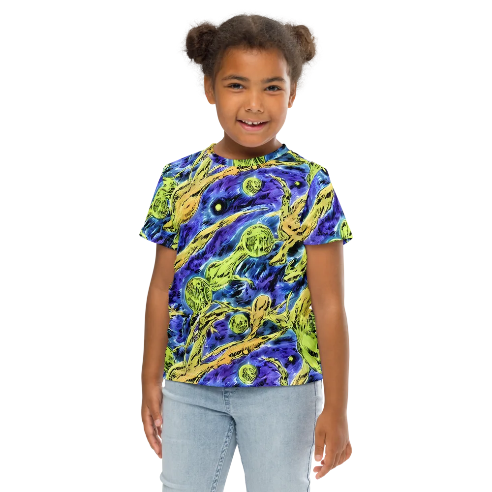 Electric Relic on Kids Crew Neck T-Shirt — Front