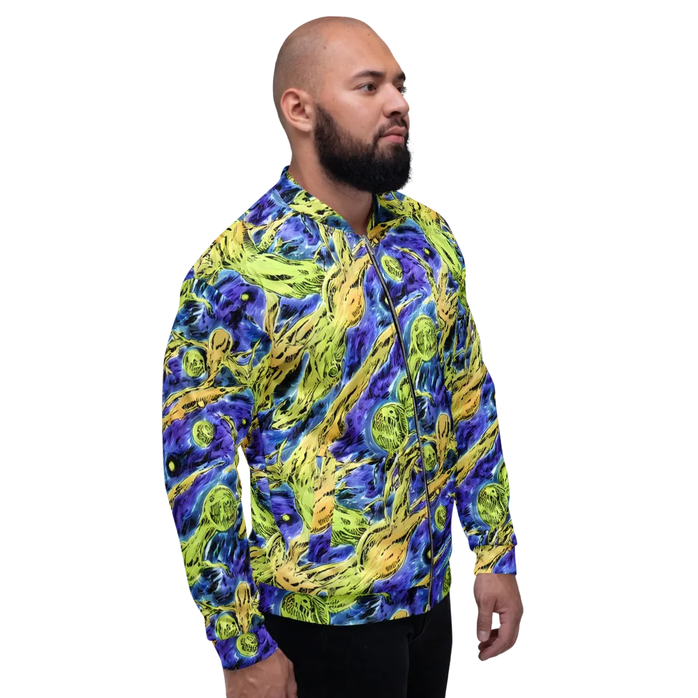 Electric Relic on Bomber Jacket — Right