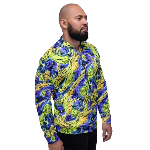 Electric Relic on a Bomber Jacket