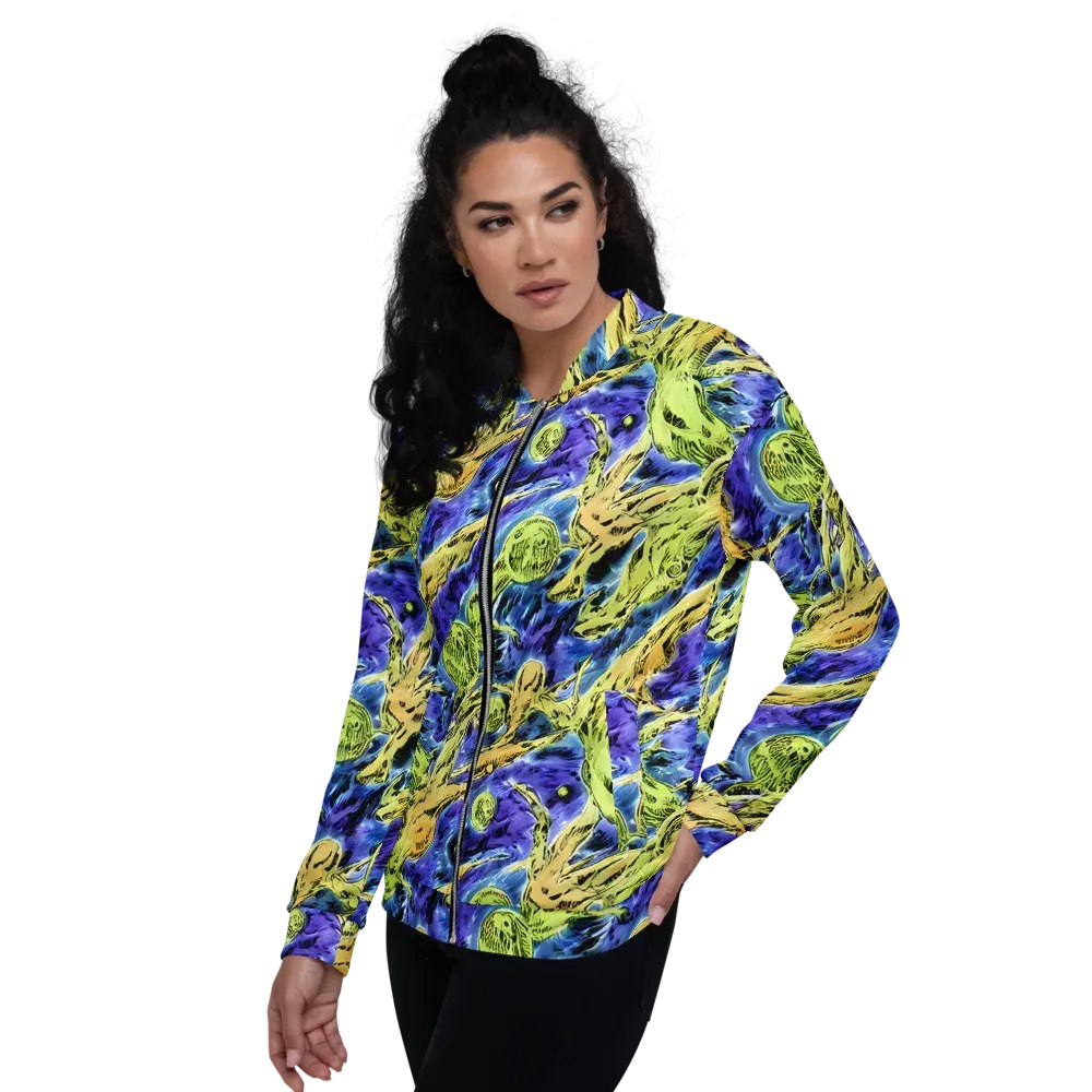 Electric Relic on Bomber Jacket — Left