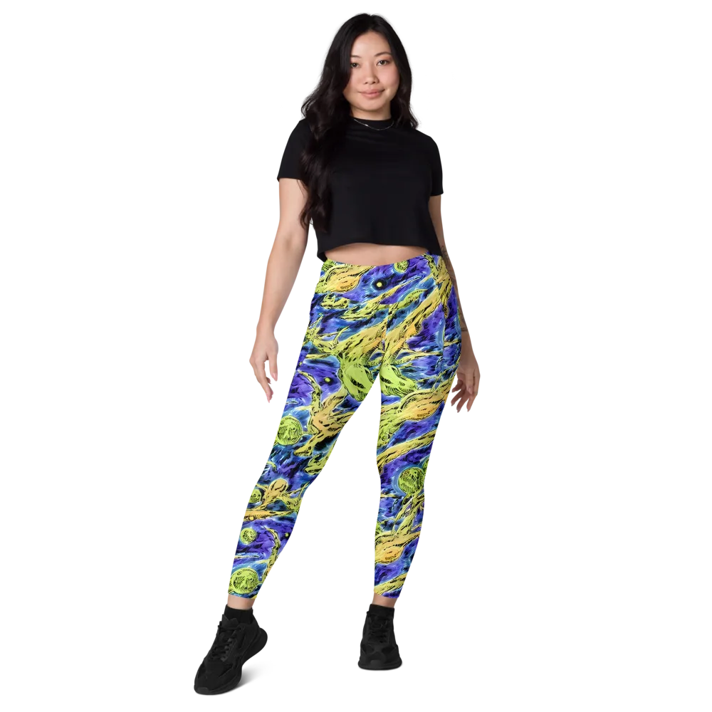 Electric Relic on Leggings with Pockets — Front