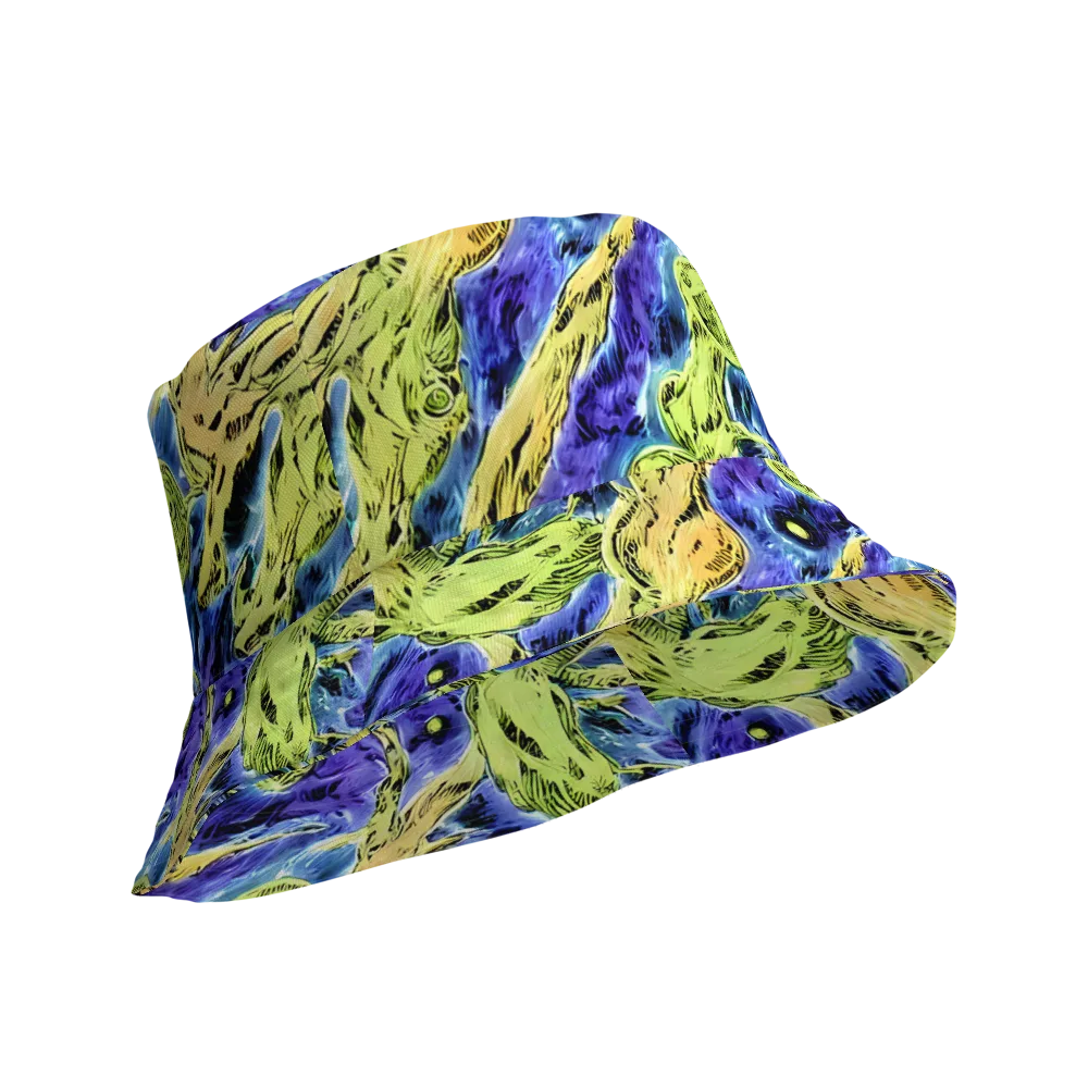 Electric Relic on Reversible Bucket Hat — Product details Outside