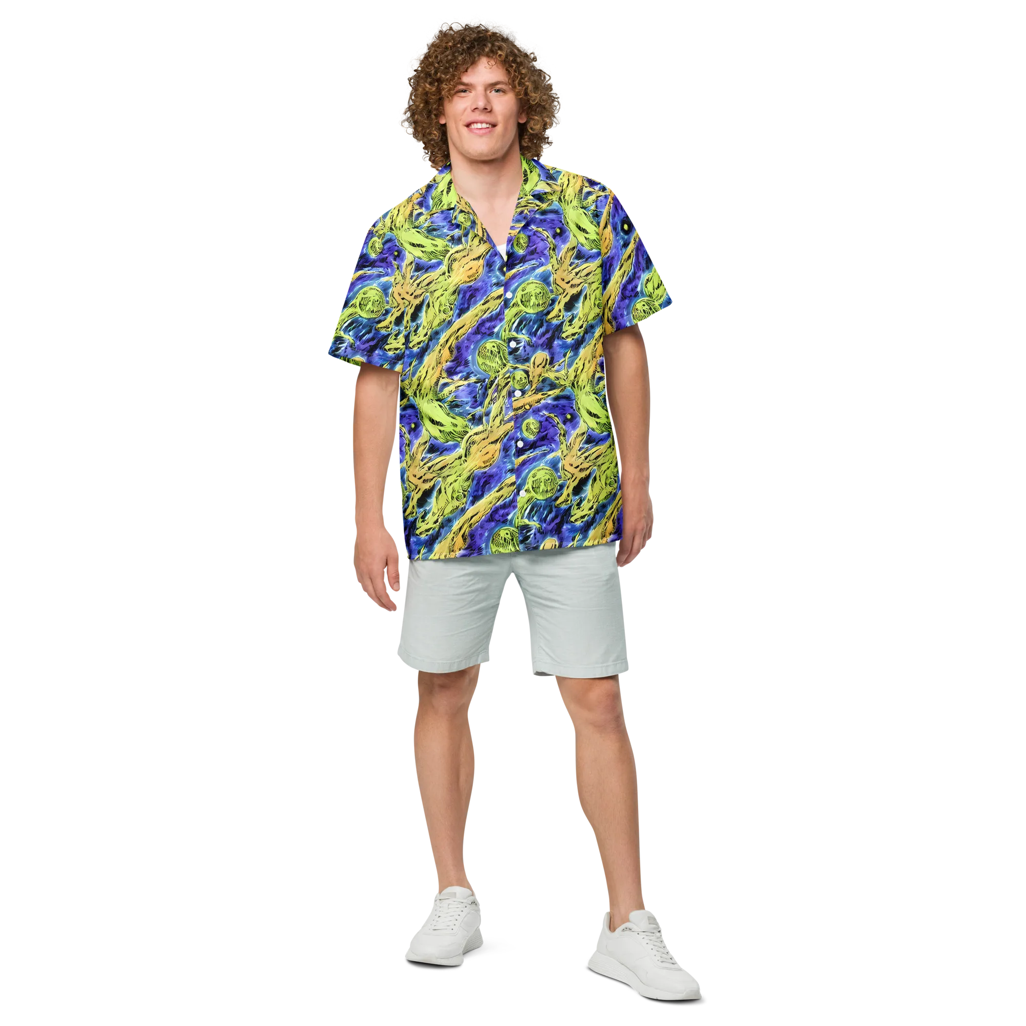 Electric Relic on Button Shirt — Front