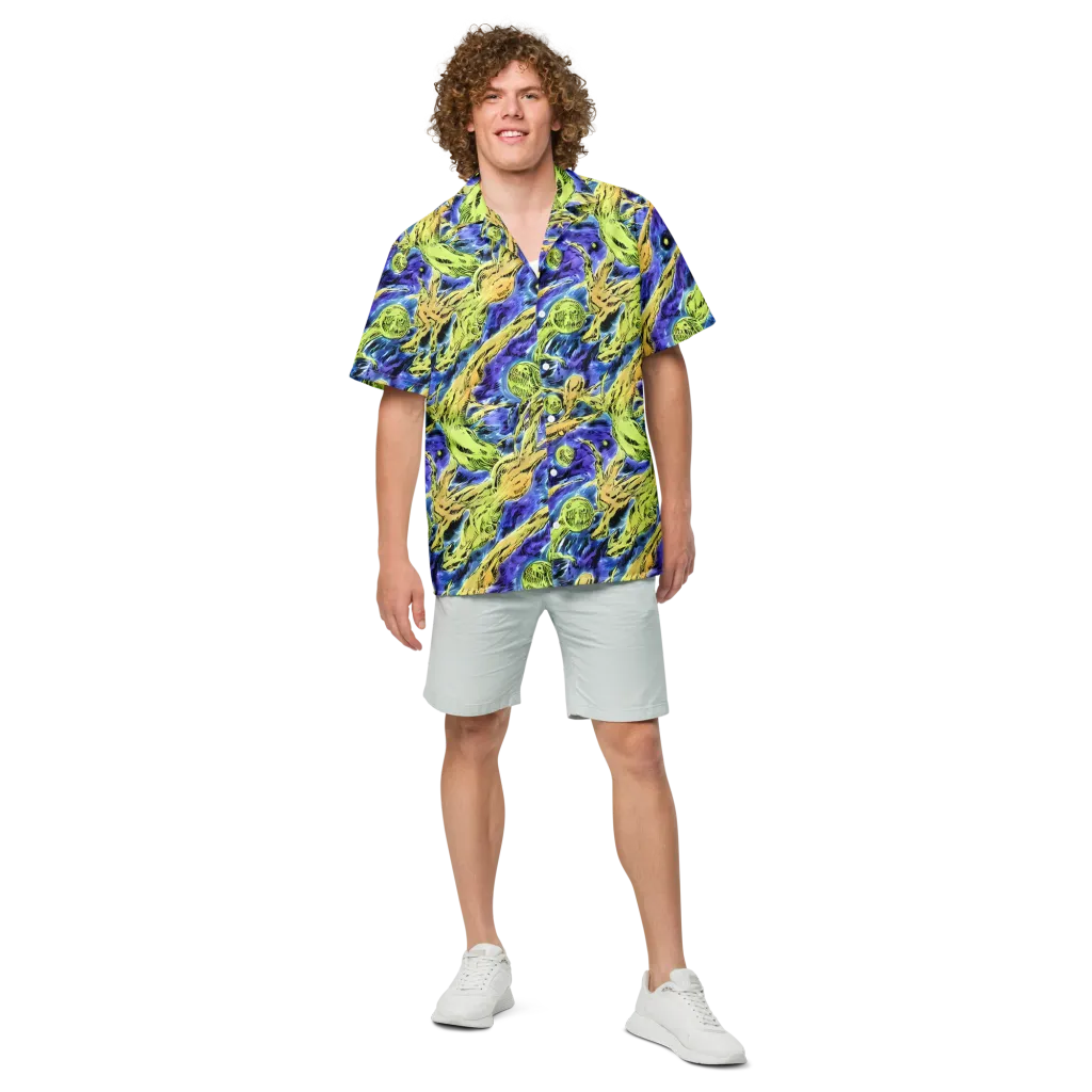 Electric Relic on Button Shirt — Front
