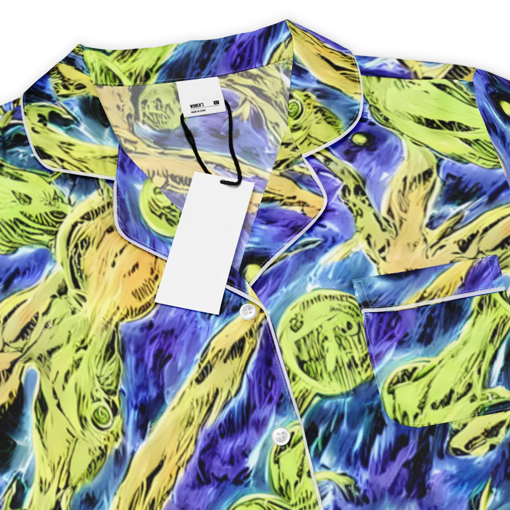Electric Relic on Women's Short Sleeve Pajama Top — Product details