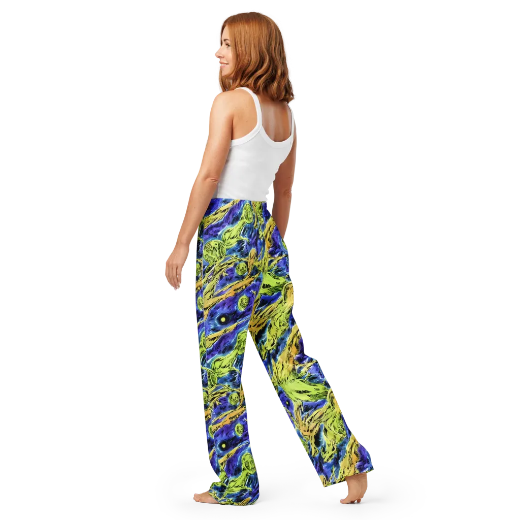 Electric Relic on Women's Pajama Pants — Back