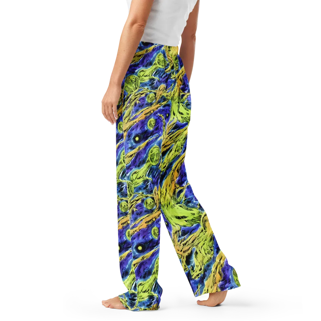 Electric Relic on Women's Pajama Pants — Left