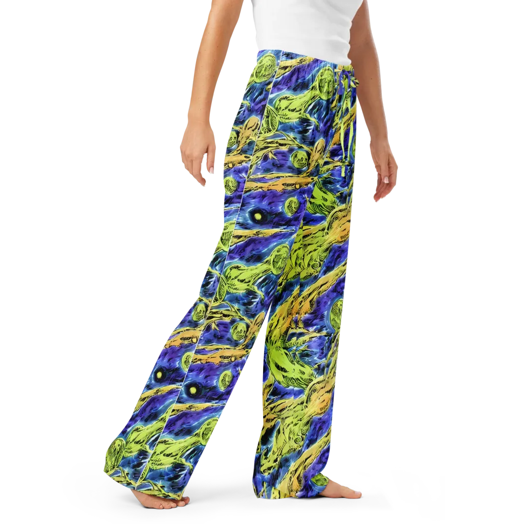 Electric Relic on Women's Pajama Pants — Right Front