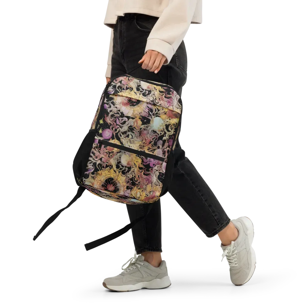 Velvet Labyrinth on Utility Backpack — Front
