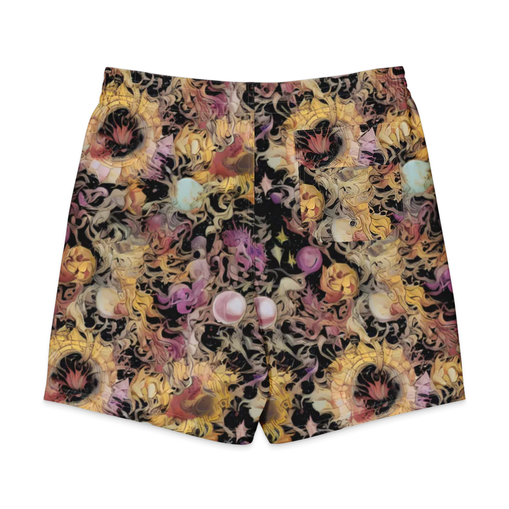 Velvet Labyrinth on Men's Board Shorts — Back
