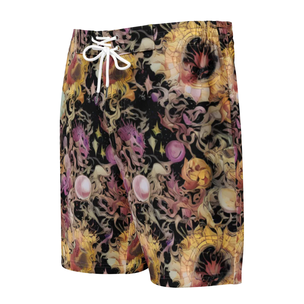Velvet Labyrinth on Men's Board Shorts — Front