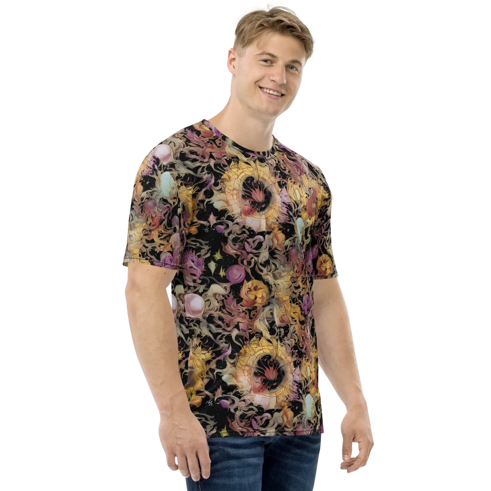 Velvet Labyrinth on Men's Crew Neck T-Shirt — Right