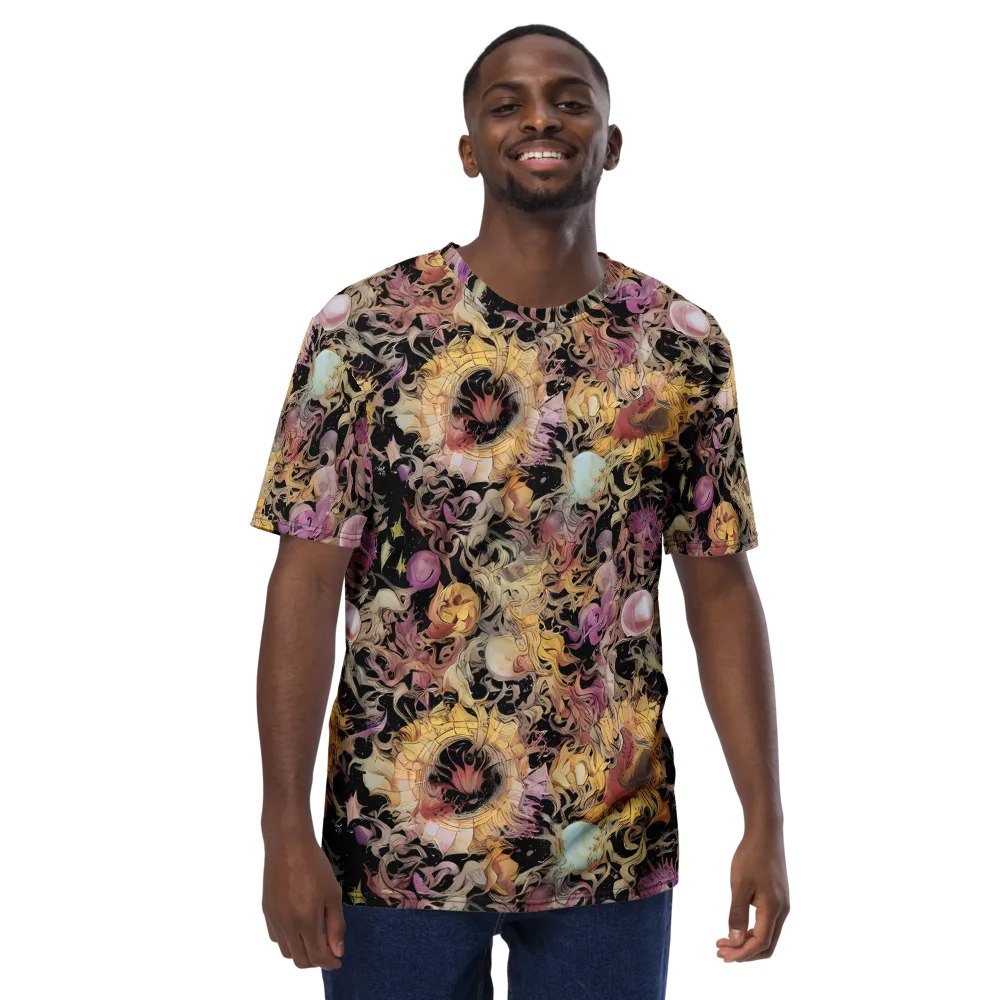 Velvet Labyrinth on Men's Crew Neck T-Shirt — Front