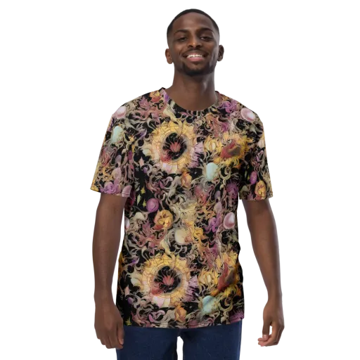 Velvet Labyrinth on a Men's Crew Neck T-Shirt