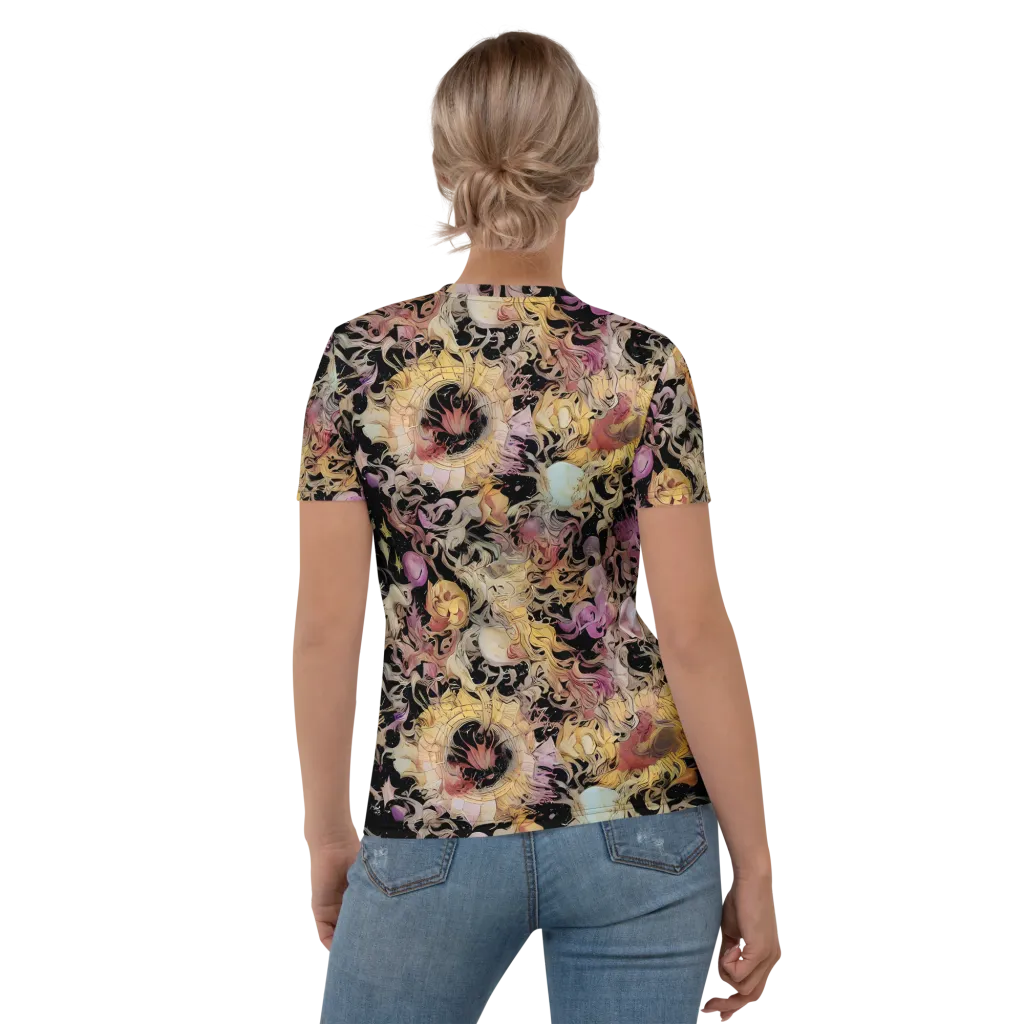 Velvet Labyrinth on Women's Crew Neck T-Shirt — Back