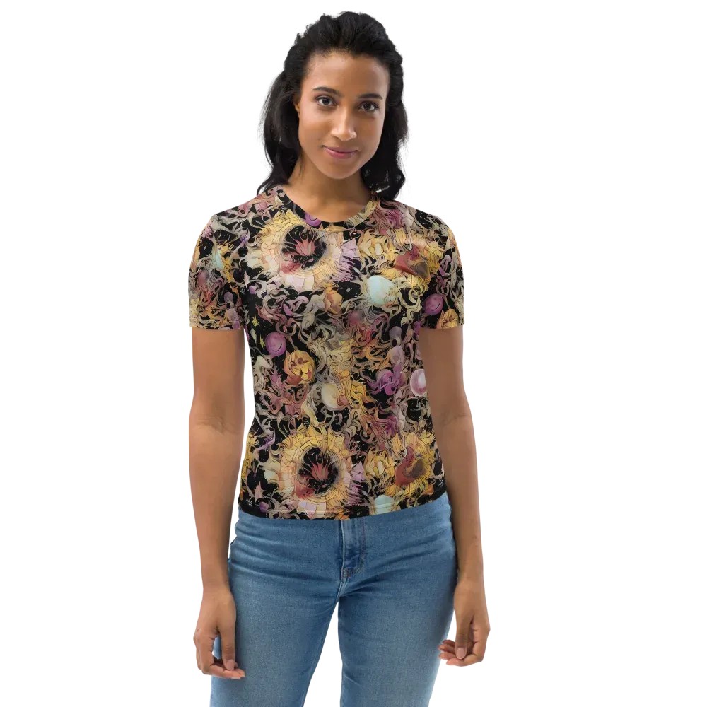 Velvet Labyrinth on Women's Crew Neck T-Shirt — Front