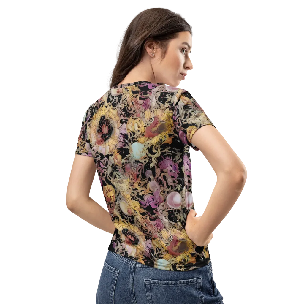 Velvet Labyrinth on Women's Crew Neck T-Shirt — Back