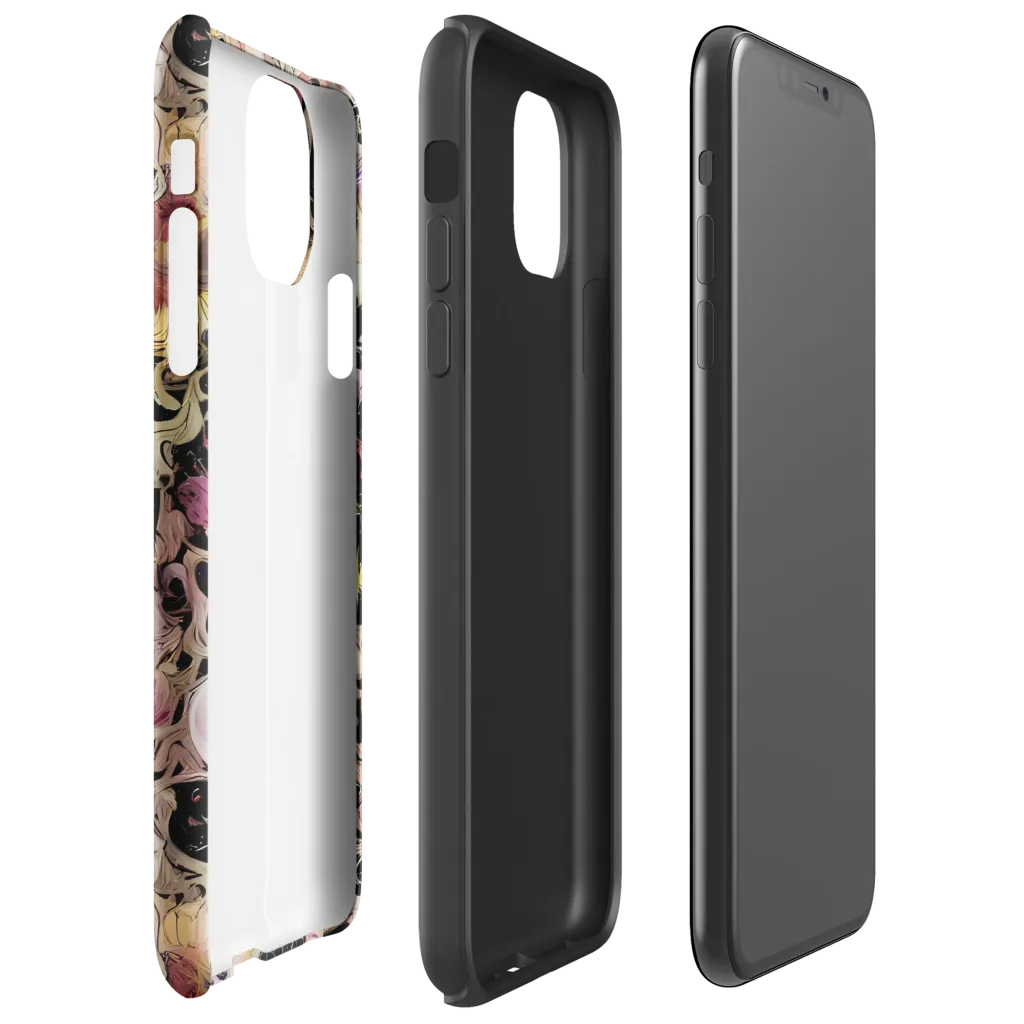 Velvet Labyrinth on Tough Case for iPhone® — Right