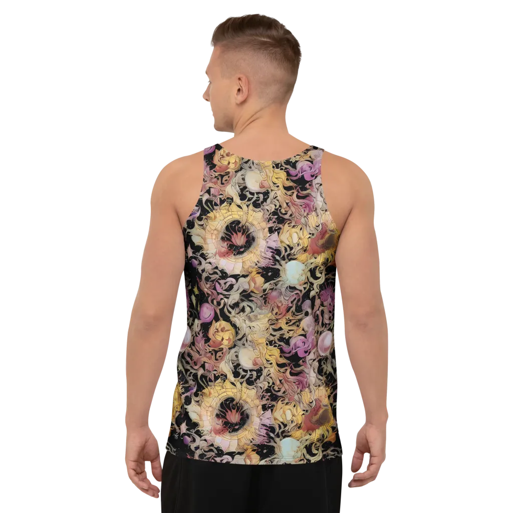 Velvet Labyrinth on Men's Tank Top — Back
