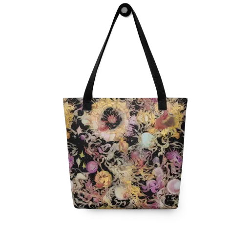 Velvet Labyrinth on a Tote Bag