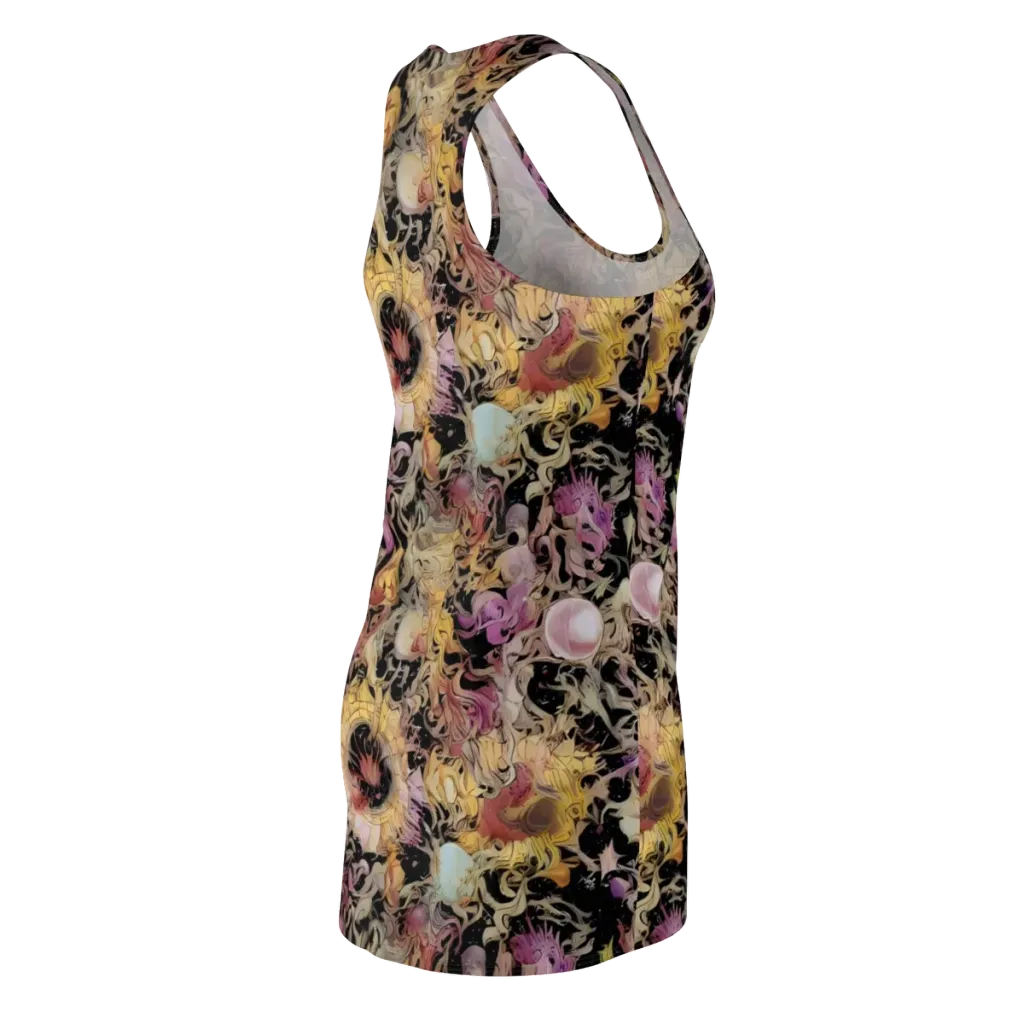 Velvet Labyrinth on Racerback Dress — Back Side