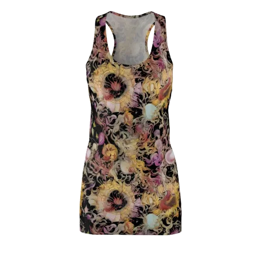 Velvet Labyrinth on a Racerback Dress