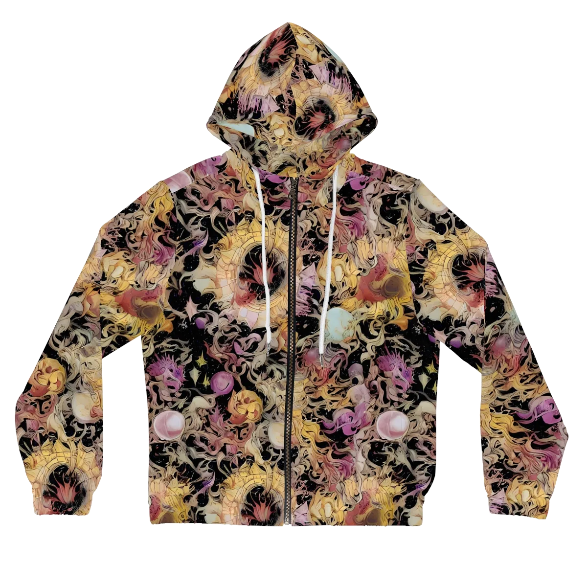 Velvet Labyrinth on Women's Full-Zip Hoodie — Front