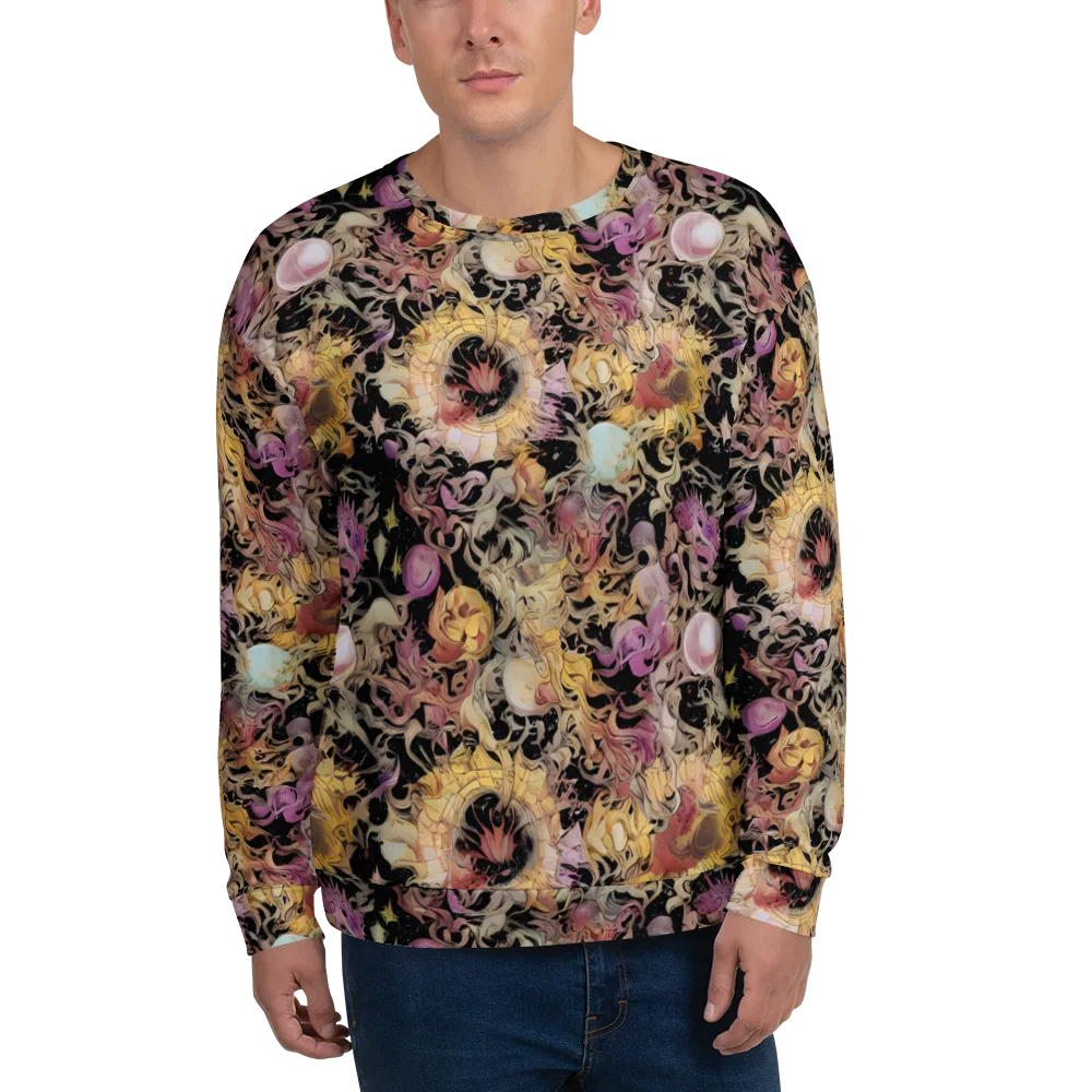 Velvet Labyrinth on Sweatshirt — Front