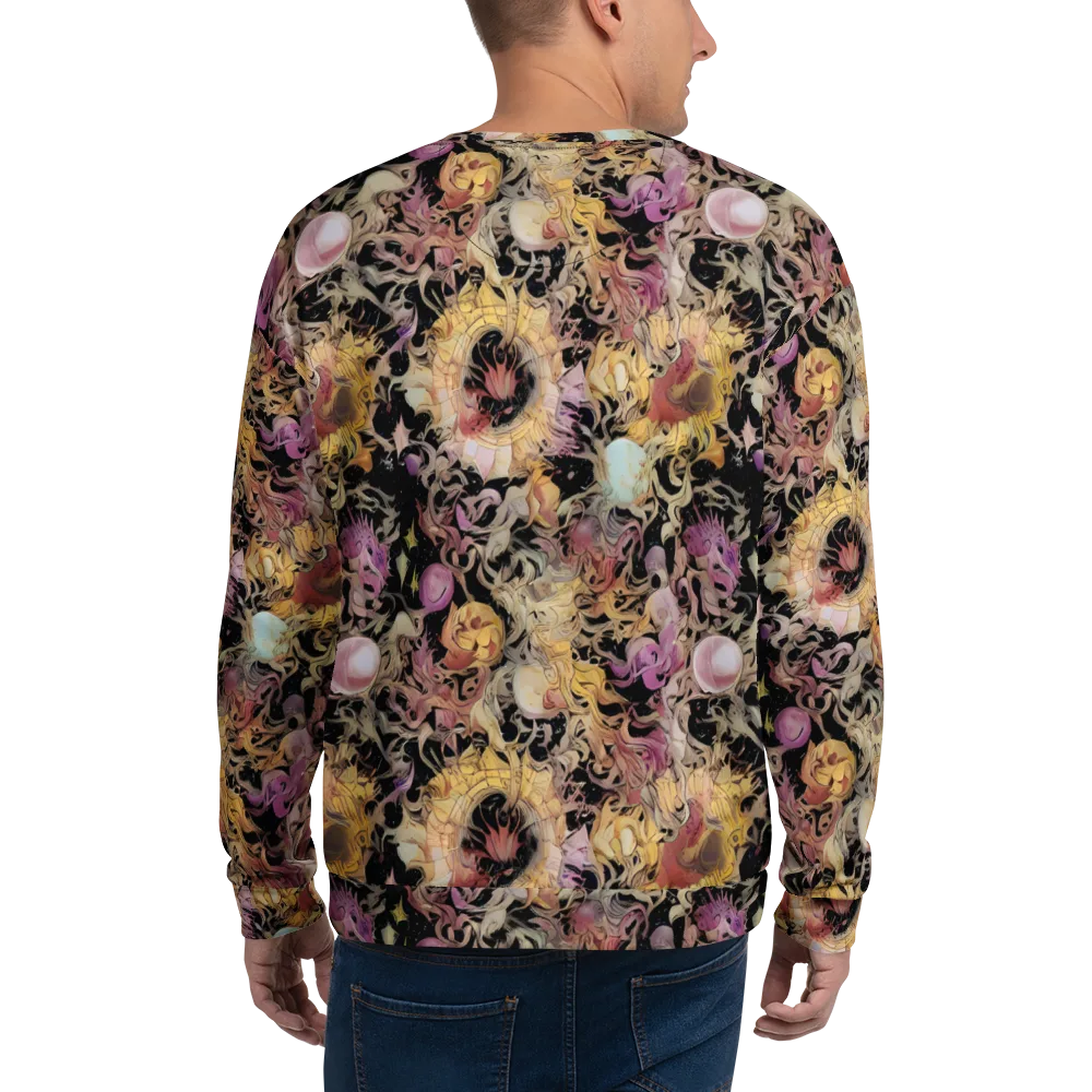 Velvet Labyrinth on Sweatshirt — Back