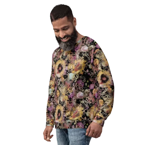 Velvet Labyrinth on a Sweatshirt