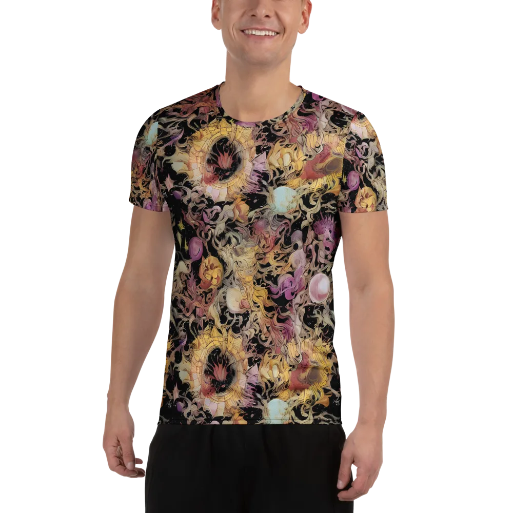 Velvet Labyrinth on Men's Athletic T-Shirt — Front