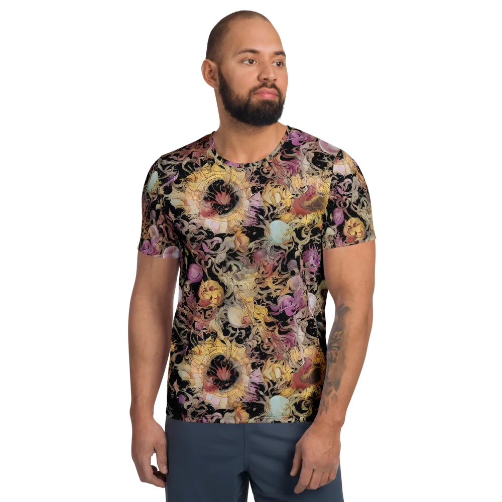 Velvet Labyrinth on Men's Athletic T-Shirt — Front