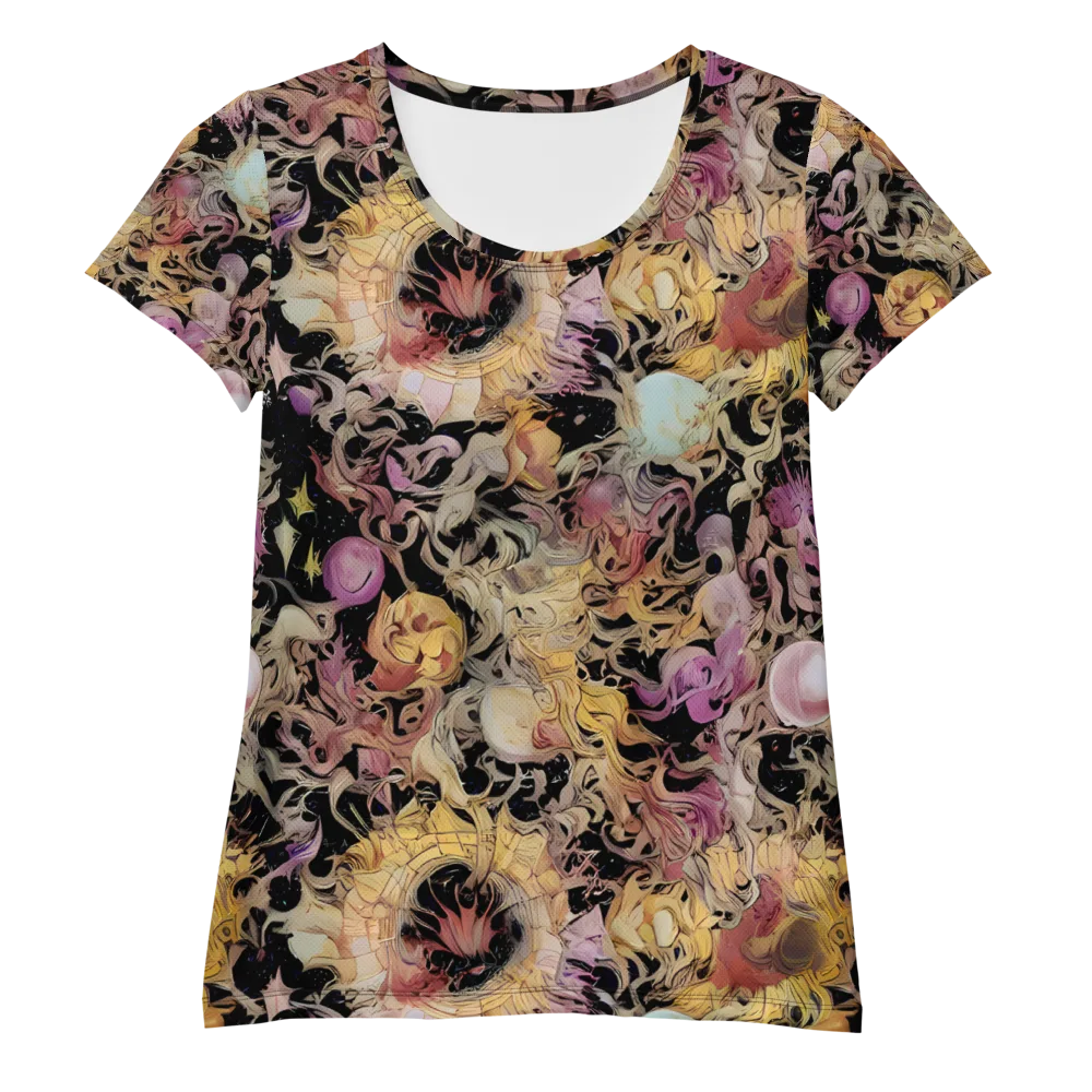Velvet Labyrinth on Women's Athletic T-Shirt — Front