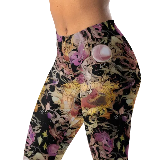 Velvet Labyrinth on a Leggings