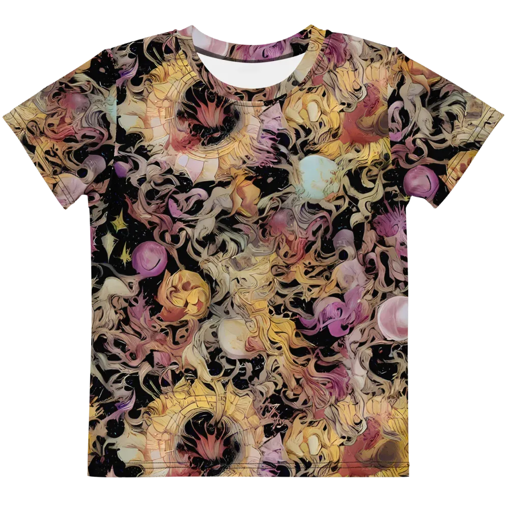 Velvet Labyrinth on Kids Crew Neck T-Shirt — Front
