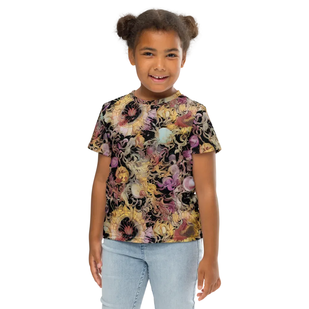 Velvet Labyrinth on Kids Crew Neck T-Shirt — Front