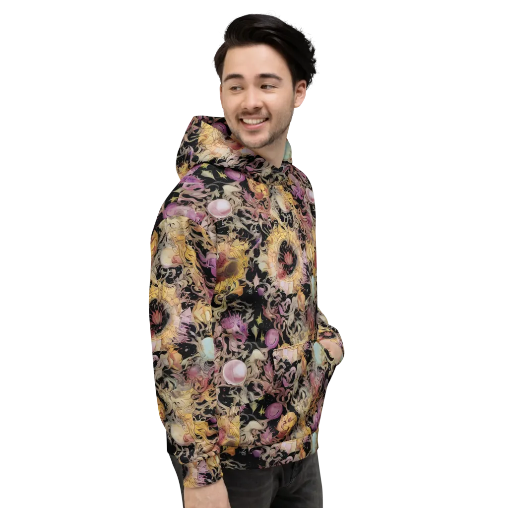 Velvet Labyrinth on Hoodie — Right