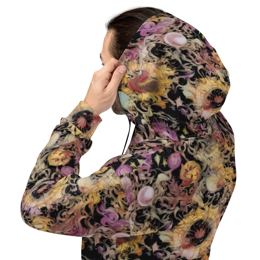 Velvet Labyrinth on Hoodie — Back