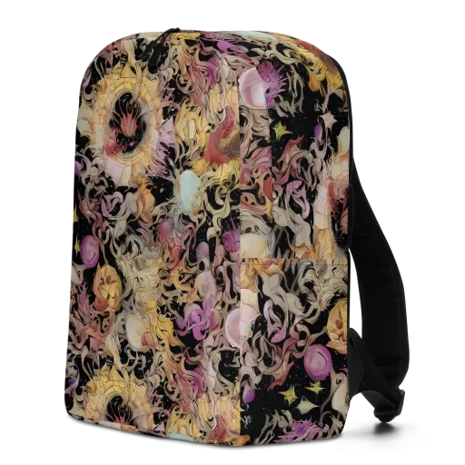 Velvet Labyrinth on a Minimalist Backpack