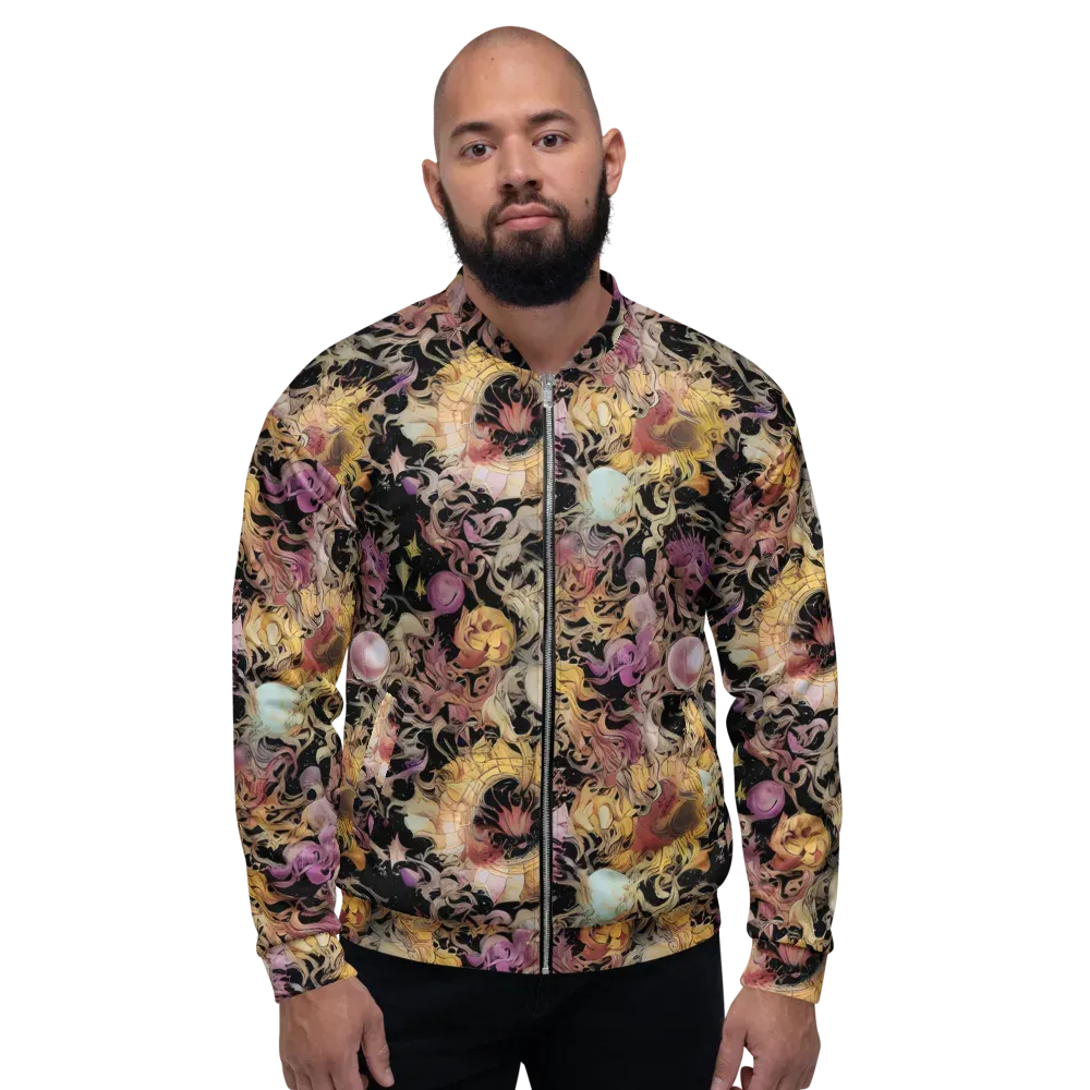 Velvet Labyrinth on Bomber Jacket — Front