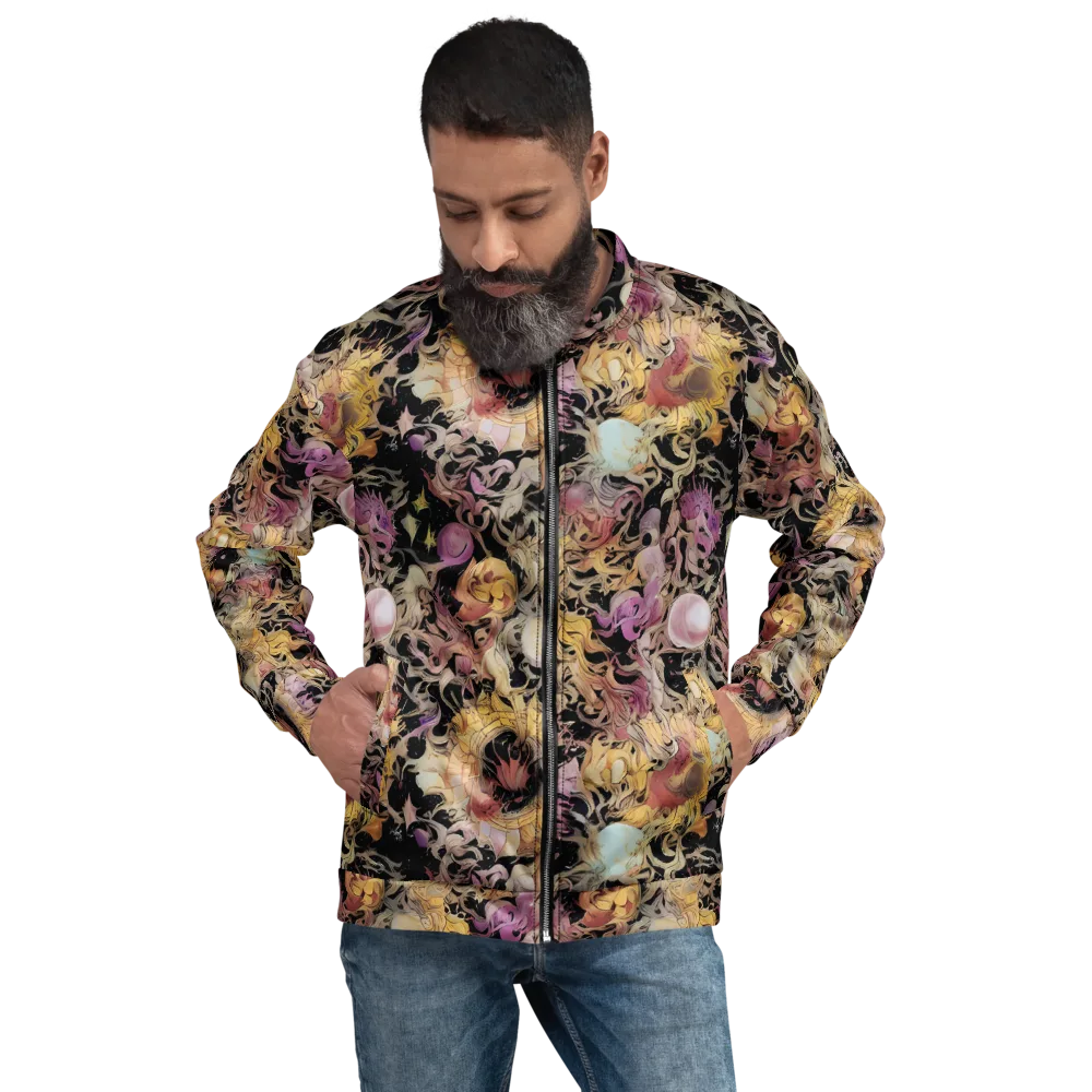 Velvet Labyrinth on Bomber Jacket — Front