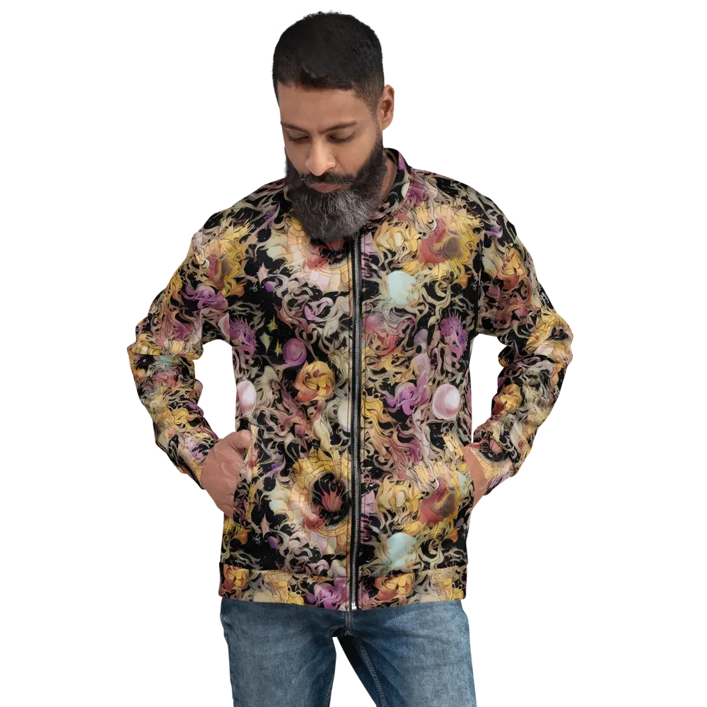 Velvet Labyrinth on Bomber Jacket — Front