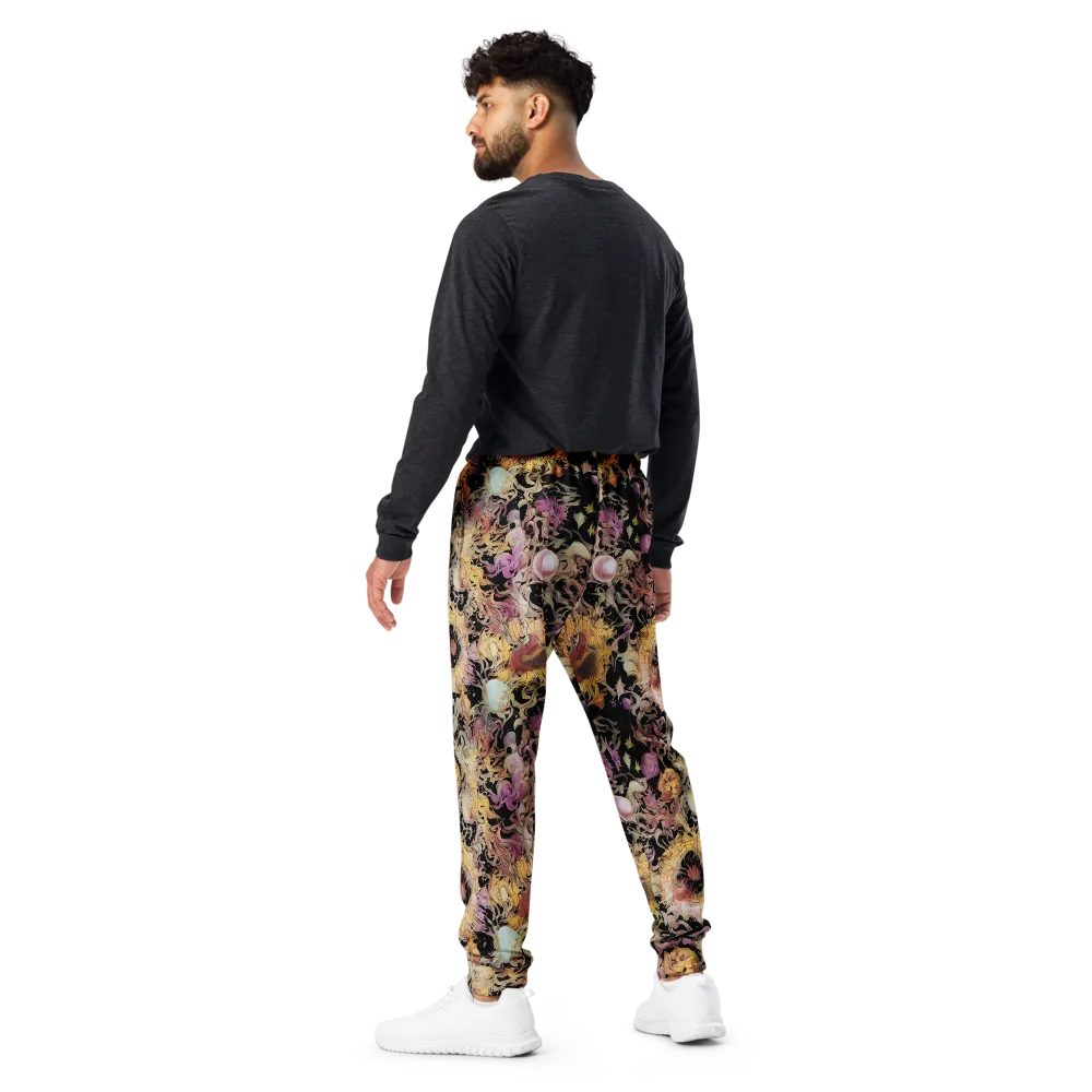 Velvet Labyrinth on Men's Joggers — Back