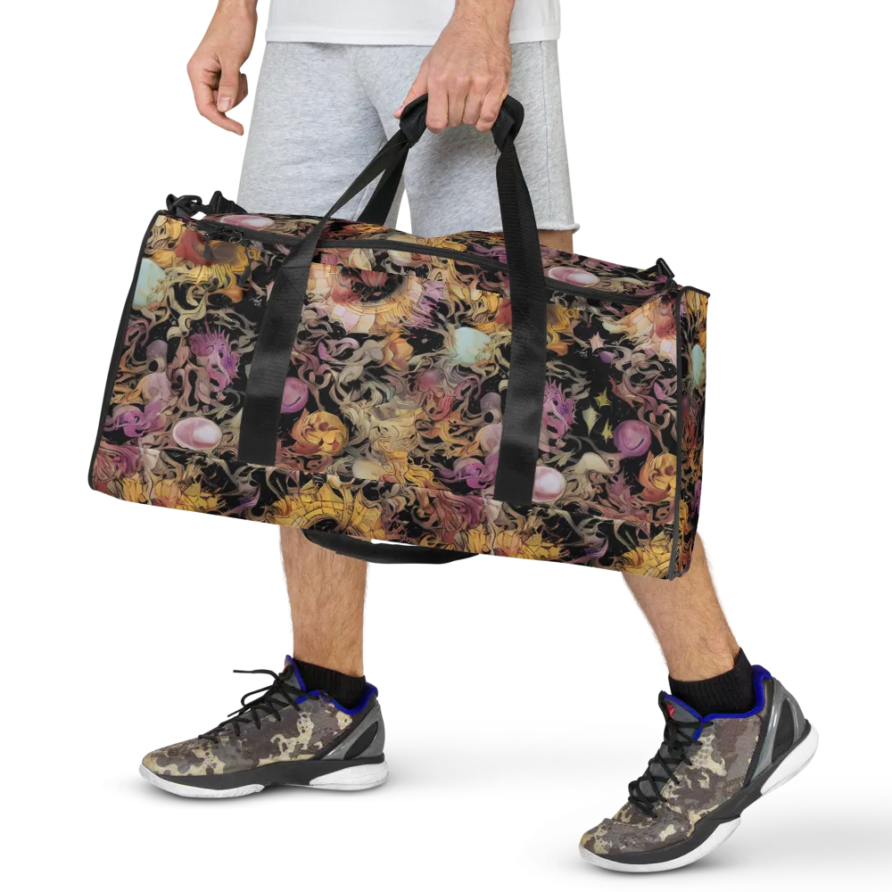 Velvet Labyrinth on Duffle Bag — Front