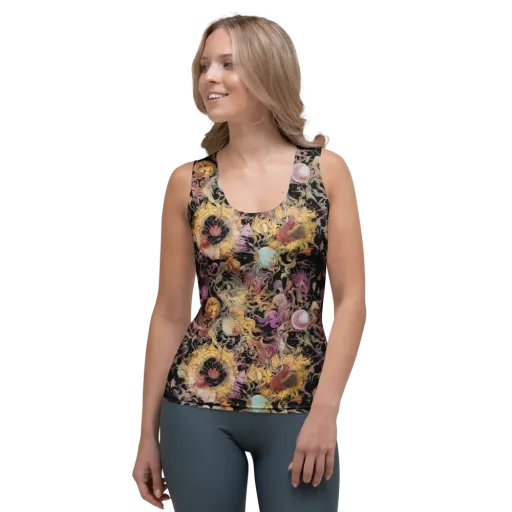 Velvet Labyrinth on a Women's Tank Top