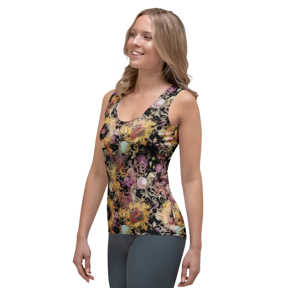 Velvet Labyrinth on Women's Tank Top — Left Front