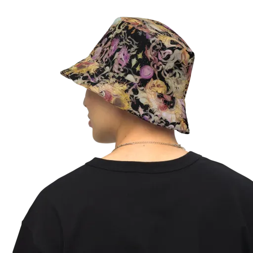 Velvet Labyrinth on a Reversible Bucket Hat