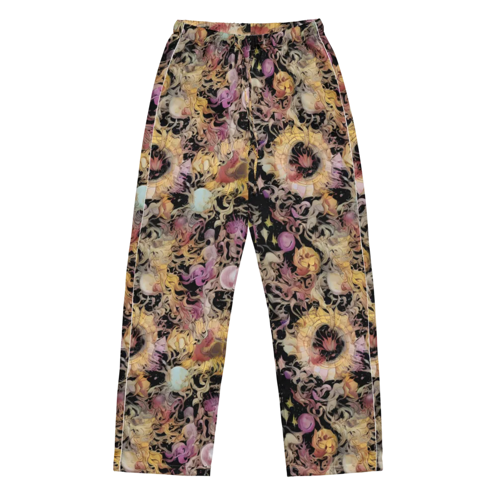 Velvet Labyrinth on Women's Pajama Pants — Front