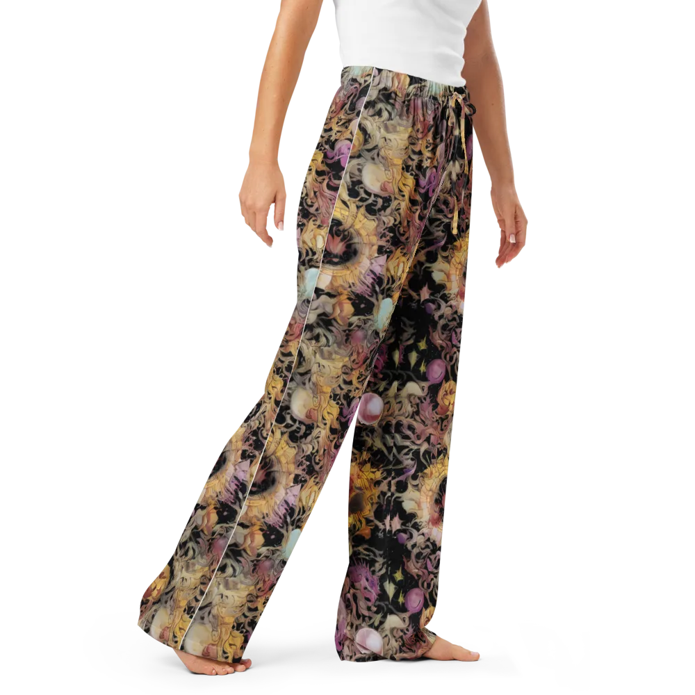 Velvet Labyrinth on Women's Pajama Pants — Right Front