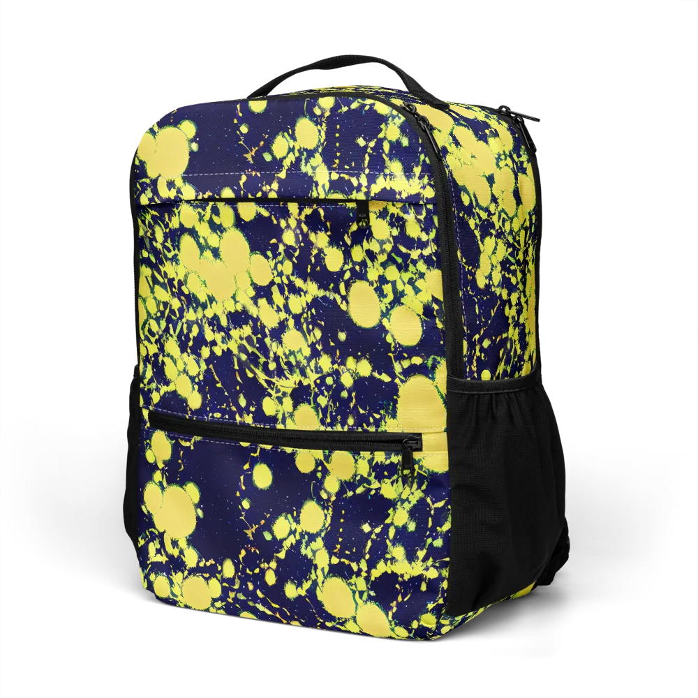 Acid Midnight on Utility Backpack — Left Front